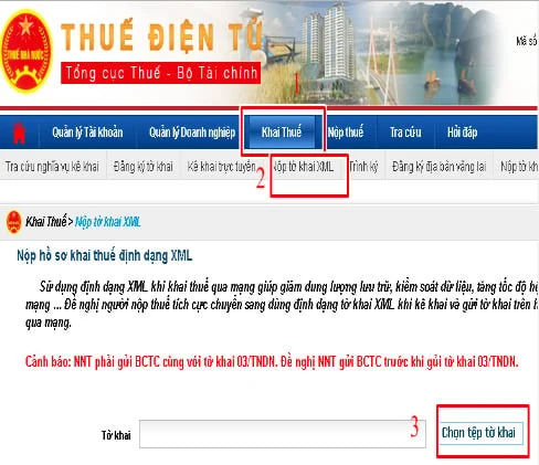 Chọn khai thuế điện tử