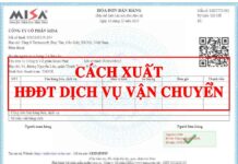 Cách xuất hóa đơn vận chuyển theo CHUẨN quy định hoa don dien tu dich vu van chuyen