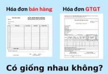 hoa don ban hang va hoa don gia tri gia tang