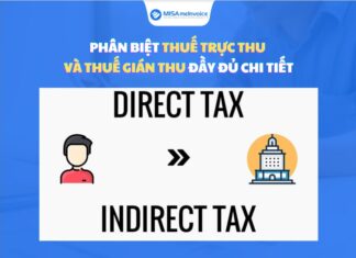 phân biệt thuế trực thu và thuế gián thu