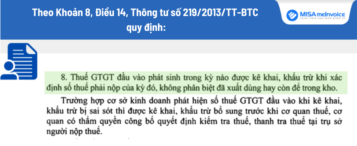 nguyên tắc khấu trừ thuế GTGT