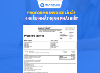 proforma invoice là gì