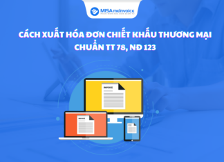 cách xuất hóa đơn chiết khấu thương mại