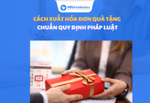 cách xuất hóa đơn quà tặng