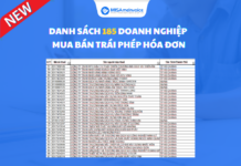 danh sách doanh nghiệp mua bán trái phép hóa đơn