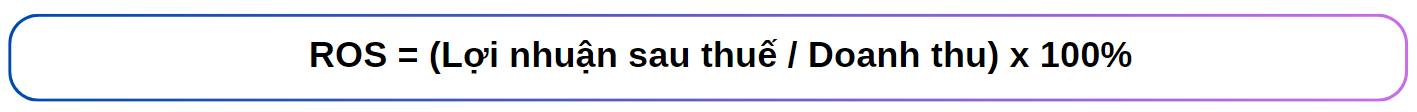 tỷ suất lợi nhuận trên doanh thu