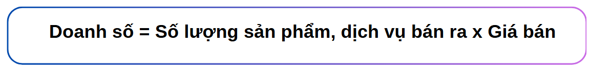 công thức tính doanh số