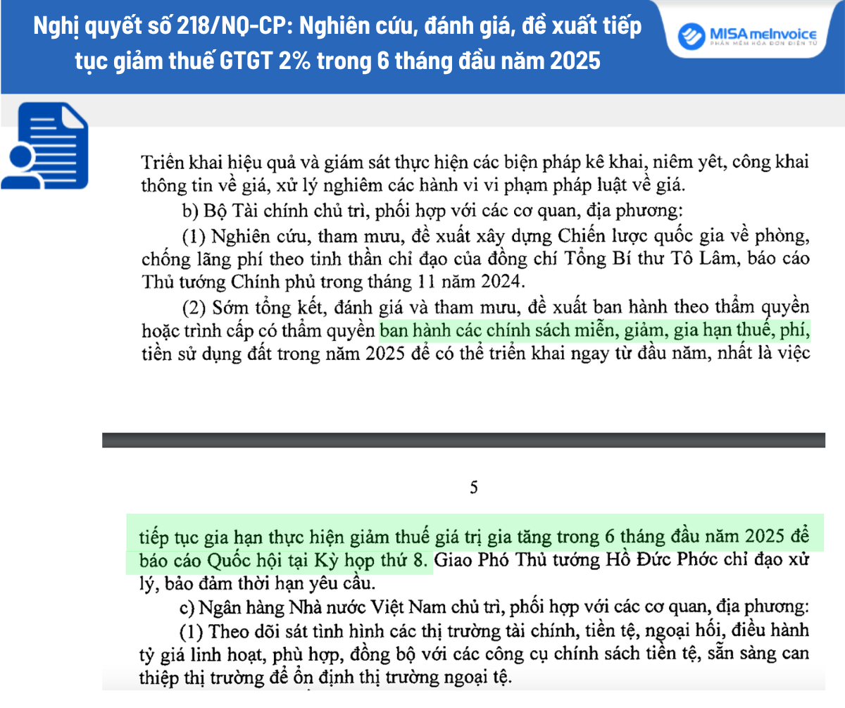 giảm thuế GTGT 2025