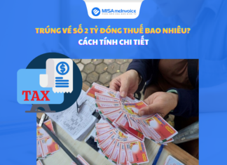 trúng vé số 2 tỷ đồng đóng thuế bao nhiêu